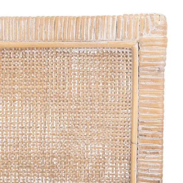 Sarai Wood Accent Chair in Gray White Wash - The Mayfair Hall