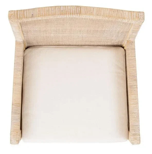 Sarai Wood Accent Chair in Gray White Wash - The Mayfair Hall