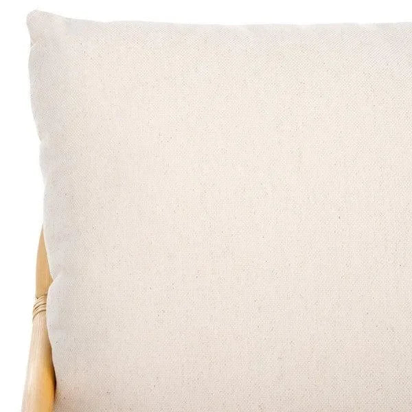 Reiley Rattan Accent Chair in White and Natural - The Mayfair Hall