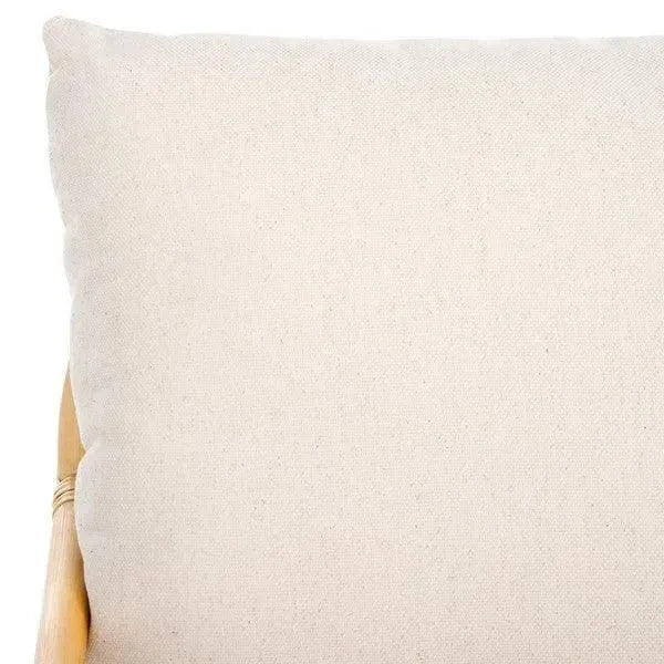 Reiley Rattan Accent Chair in White and Natural - The Mayfair Hall