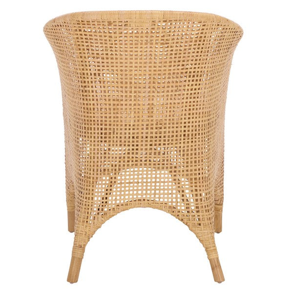 Taina Accent Chair in Natural and White