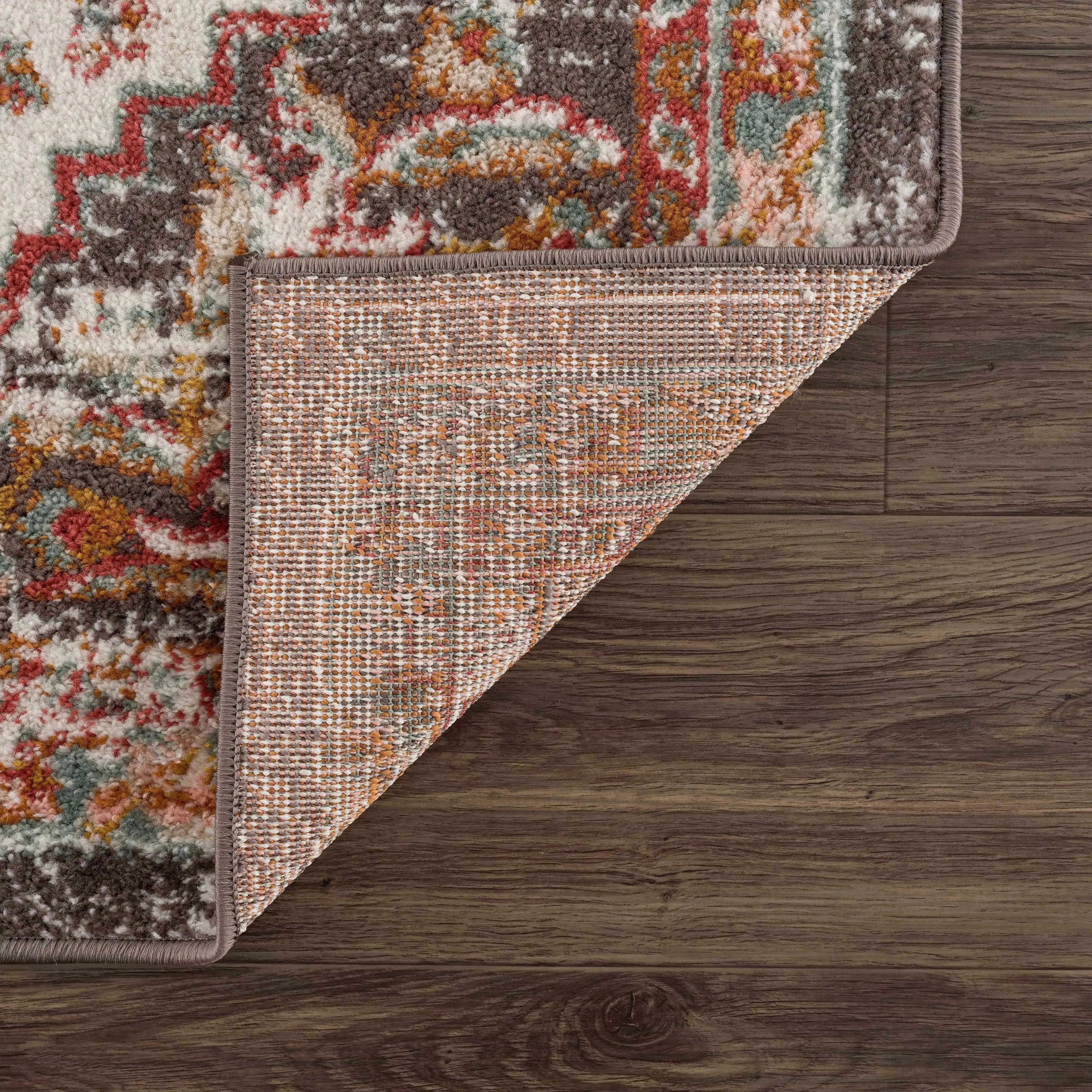 Oark Floral Medallion Area Rug - The Mayfair Hall