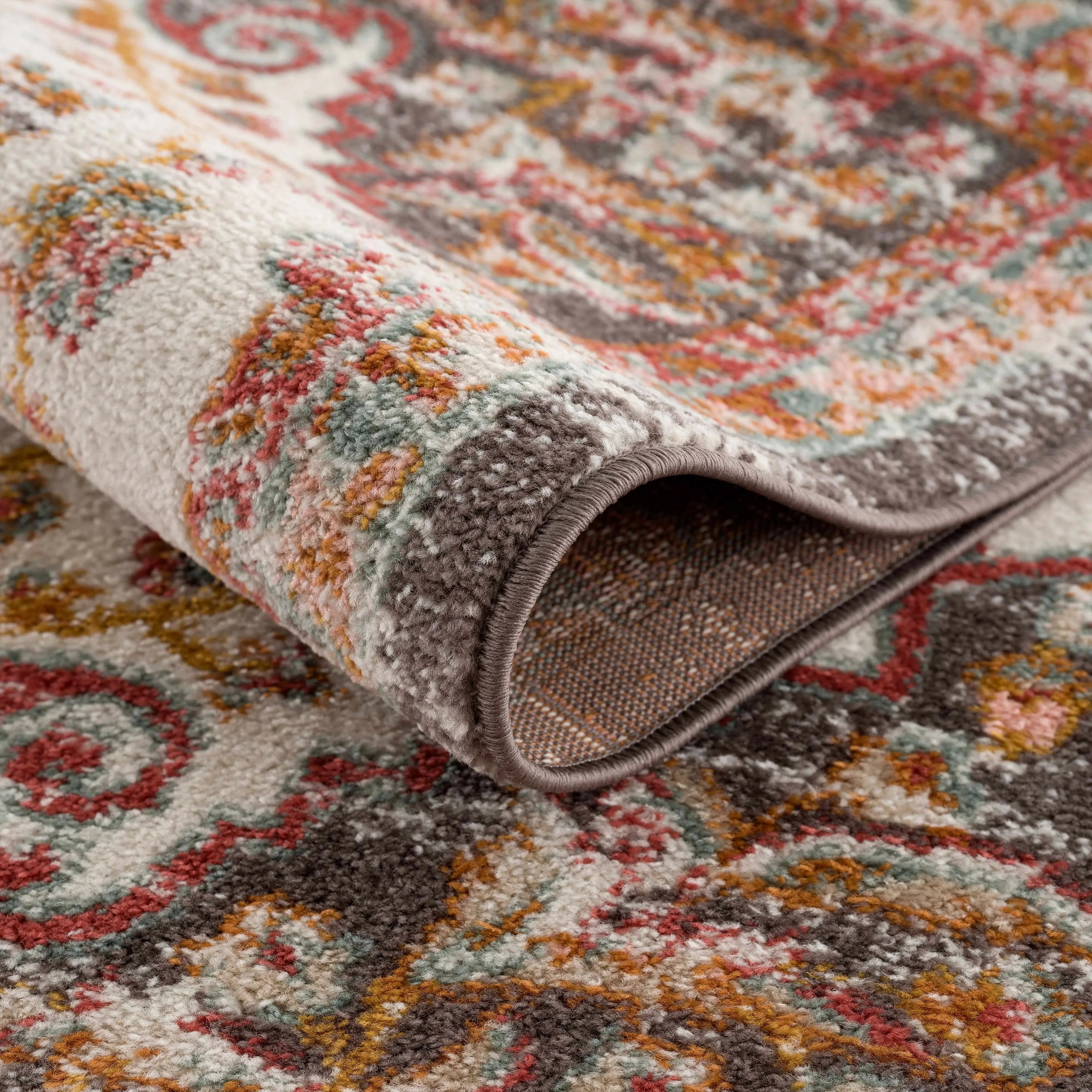 Oark Floral Medallion Area Rug - The Mayfair Hall