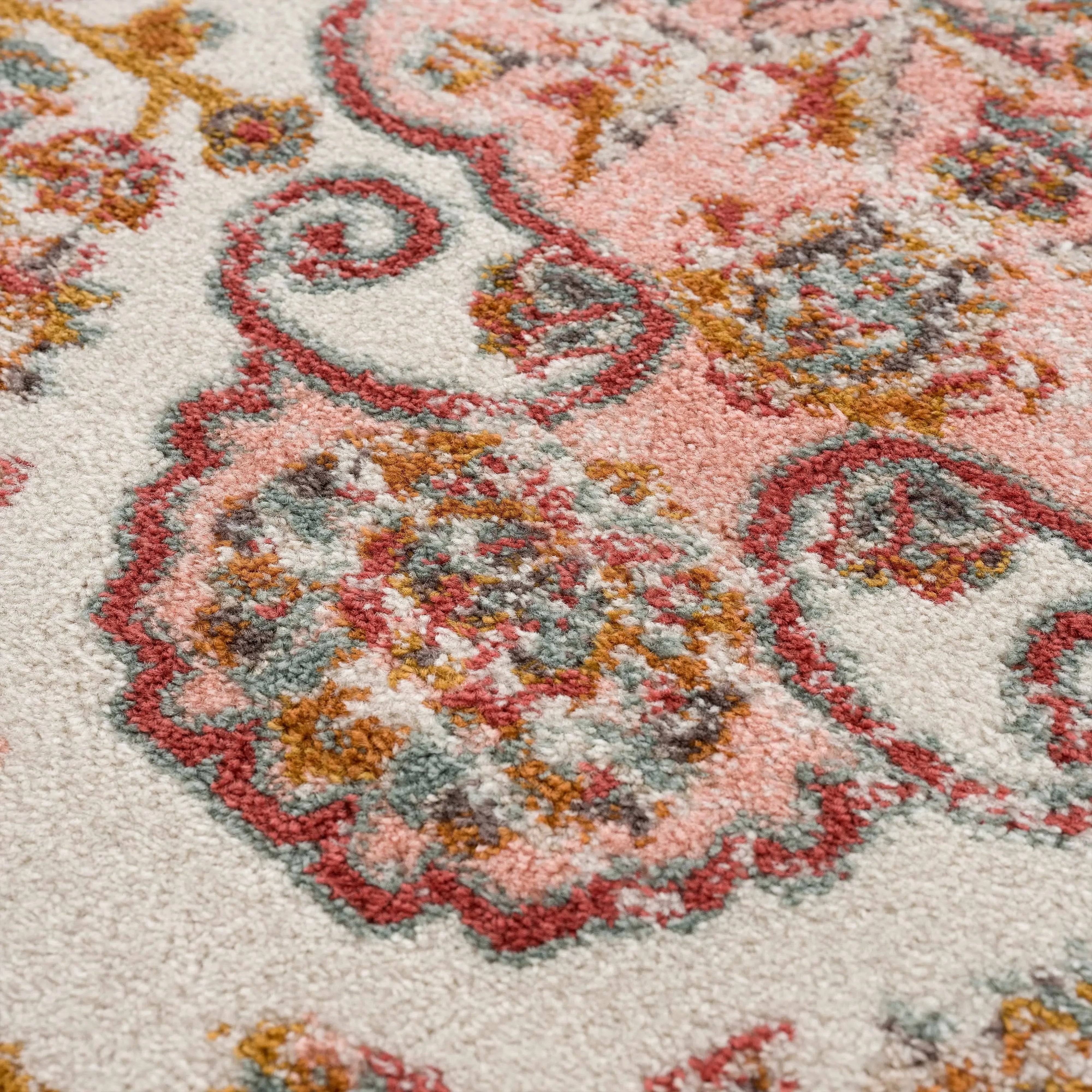Oark Floral Medallion Area Rug - The Mayfair Hall
