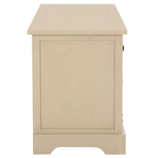 Damien 3 Drawer Storage Bench in Sand