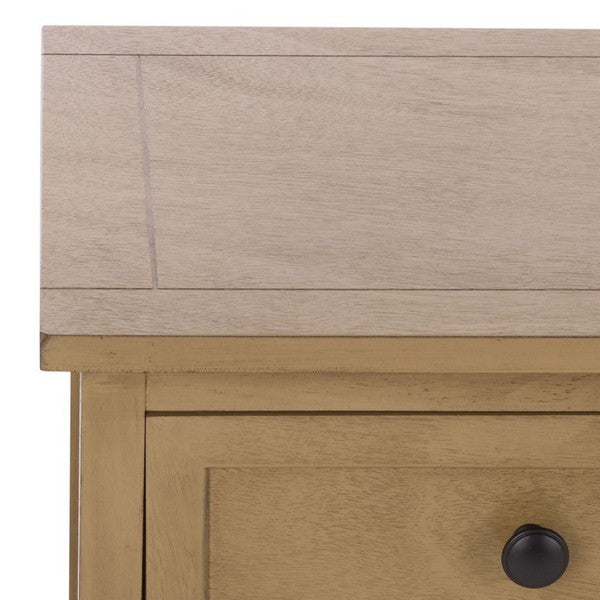 Damien 3 Drawer Storage Bench in Desert Brown