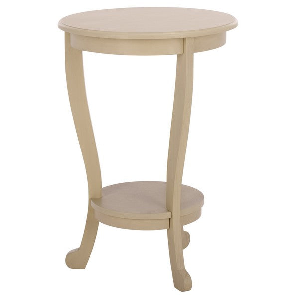 Mary Pedestal Table in Sand