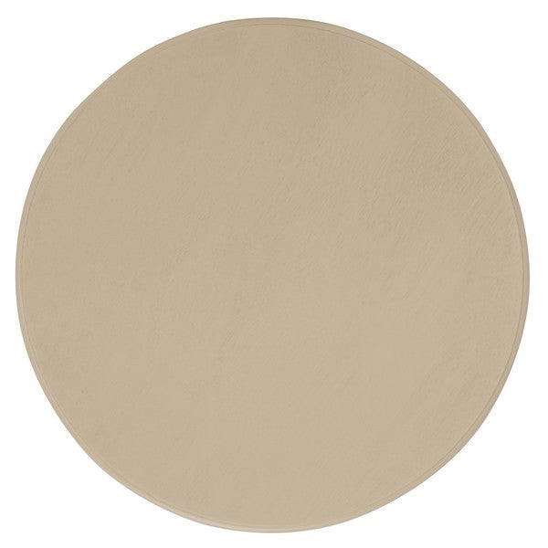 Mary Pedestal Table in Sand