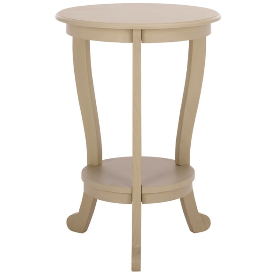 Mary Pedestal Table in Sand