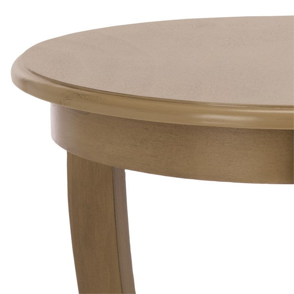 Mary Pedestal Table in Desert Brown