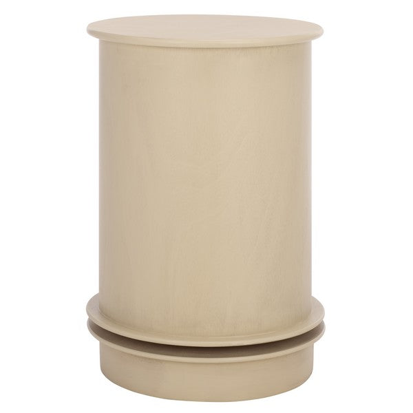 Tabitha Swivel Accent Table in Sand