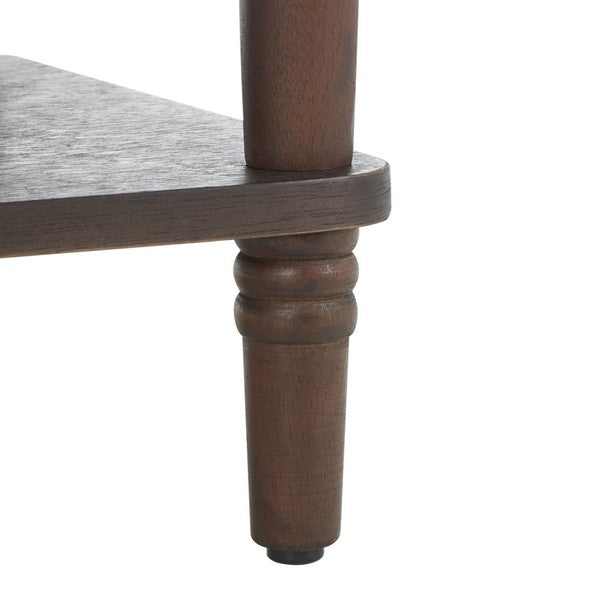 Siobhan Accent Table in Walnut with Storage Drawer