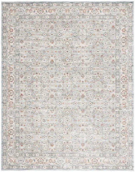 Avalon Polyester Rug in Light Blue and Ivory - The Mayfair Hall