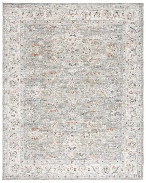Avalon Polyester Rug in Gray and Light Blue - The Mayfair Hall