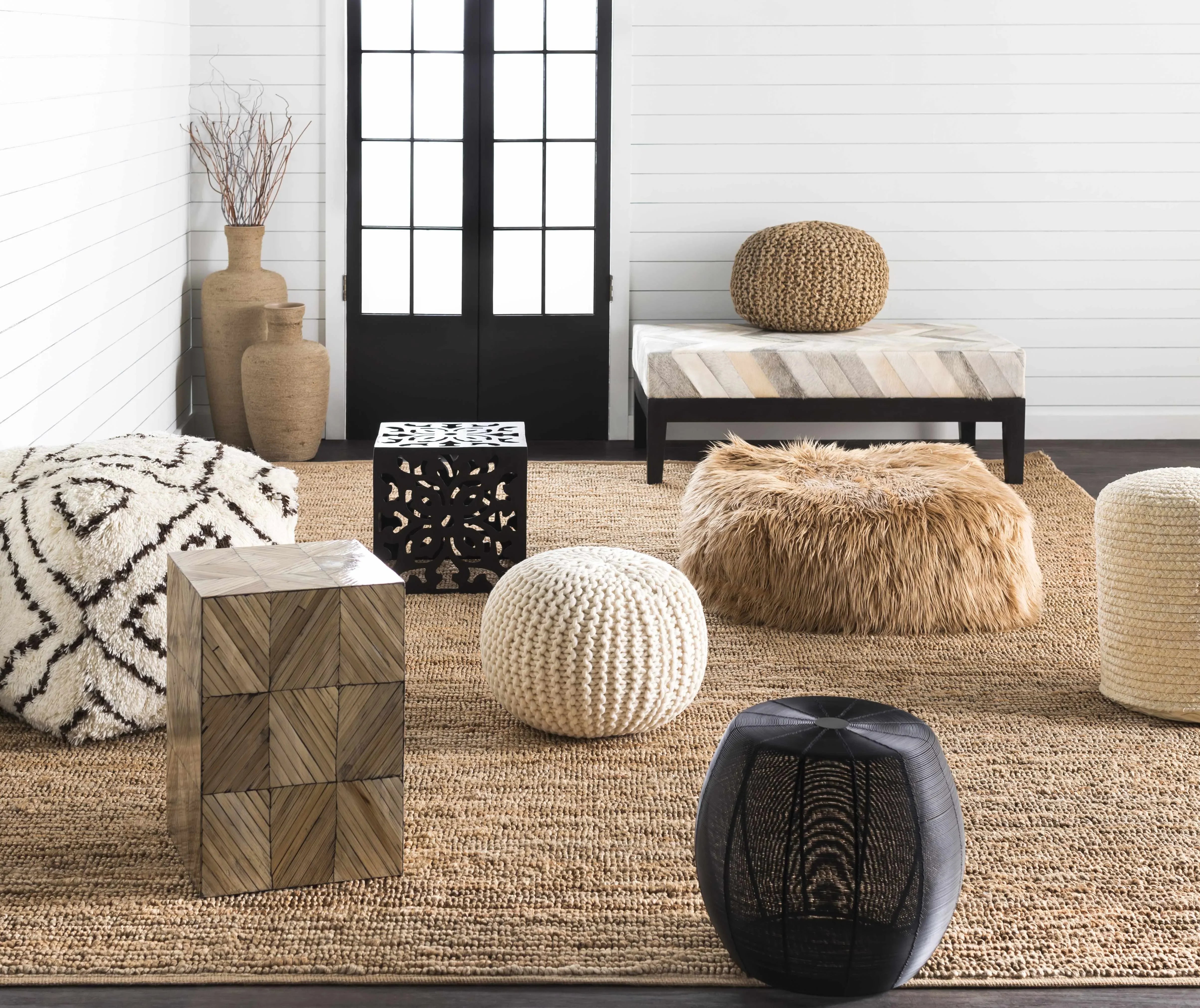 Glover Natural Braided Jute Carpet - The Mayfair Hall