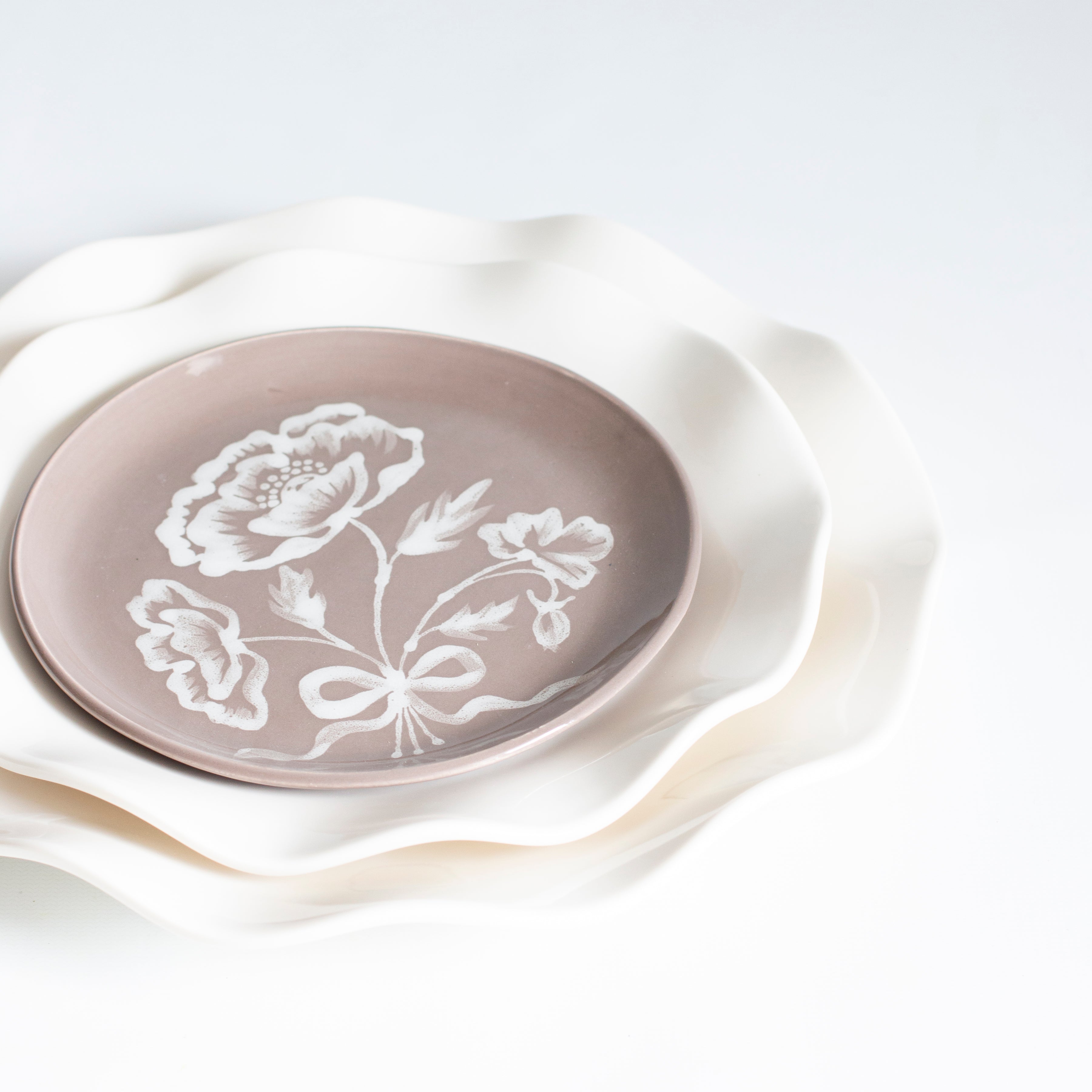 Keepsake Plate in Classic Poppy