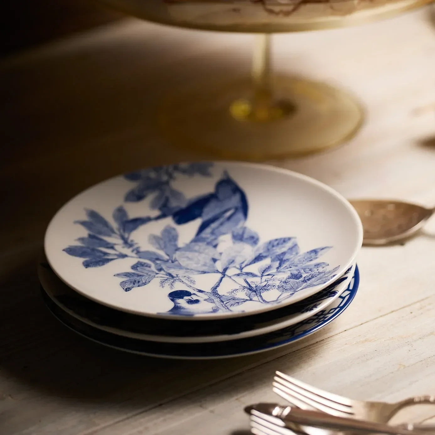 Arbor Birds Porcelain Small Plates (Set of 4) - The Mayfair Hall