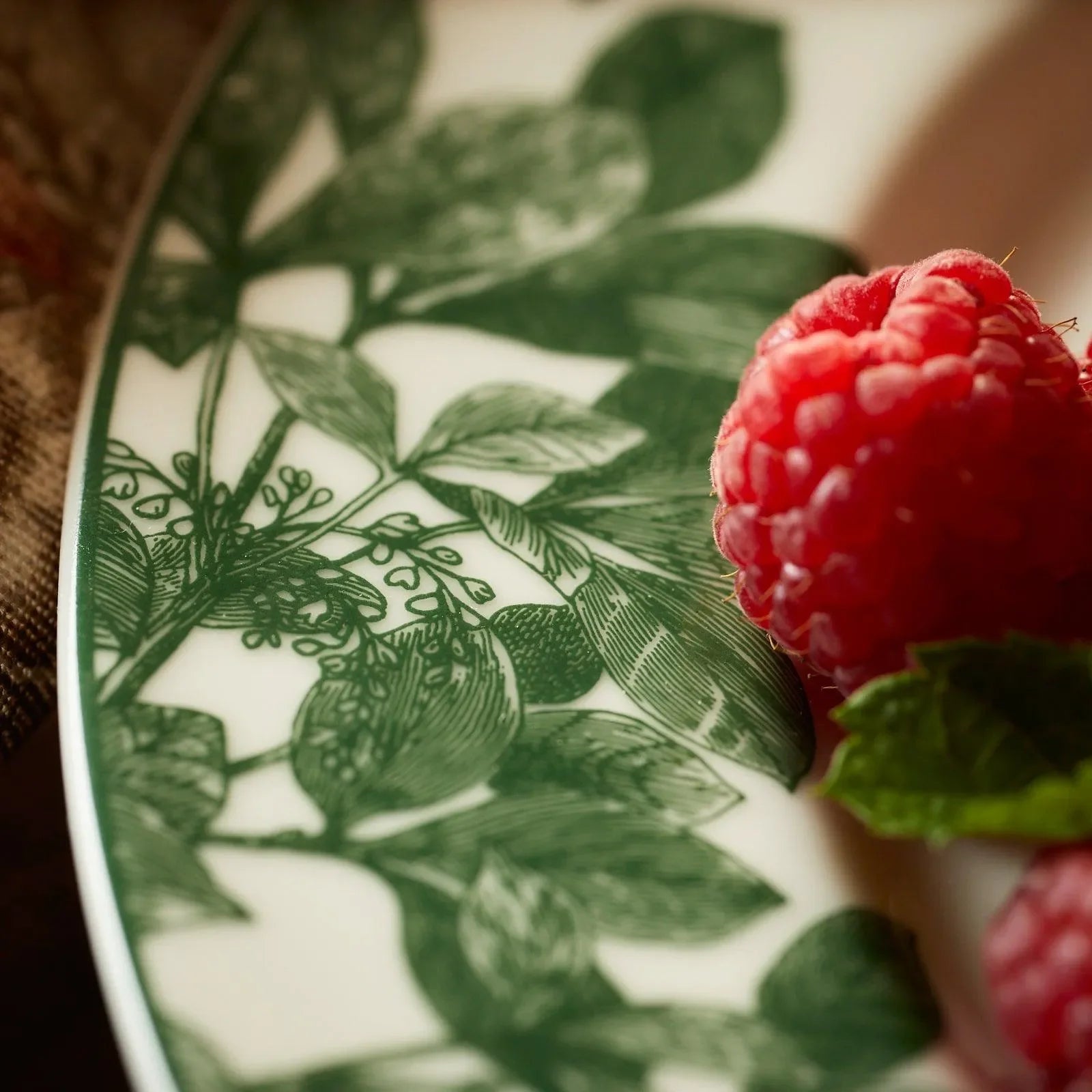 Arbor Rimmed Porcelain Salad Plate - The Mayfair Hall