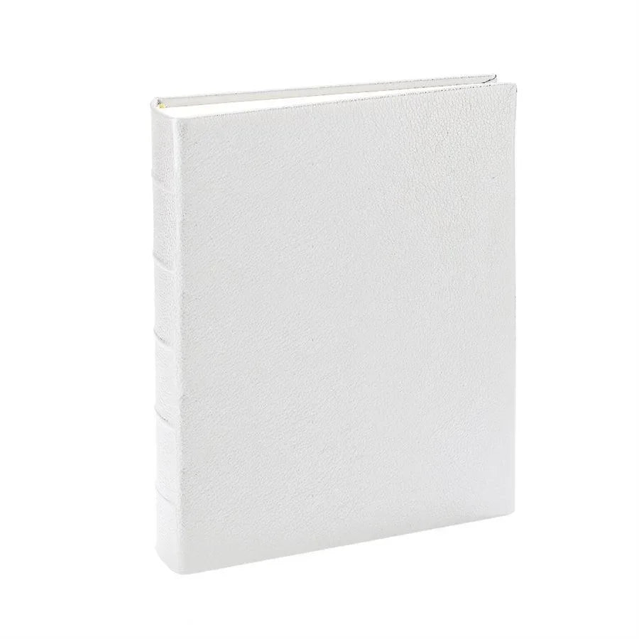 Medium Bound Album in White - The Mayfair Hall