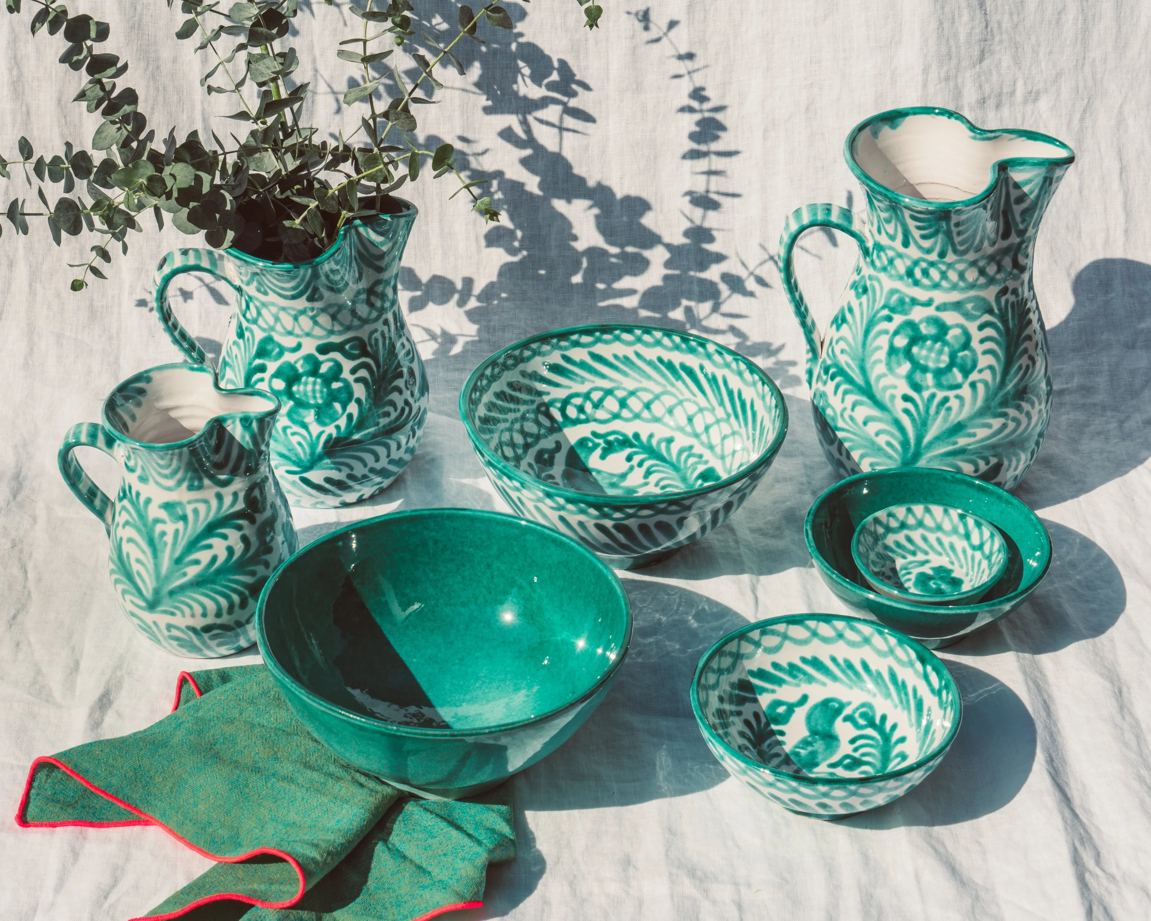 Small bowl with hand painted designs - The Mayfair Hall