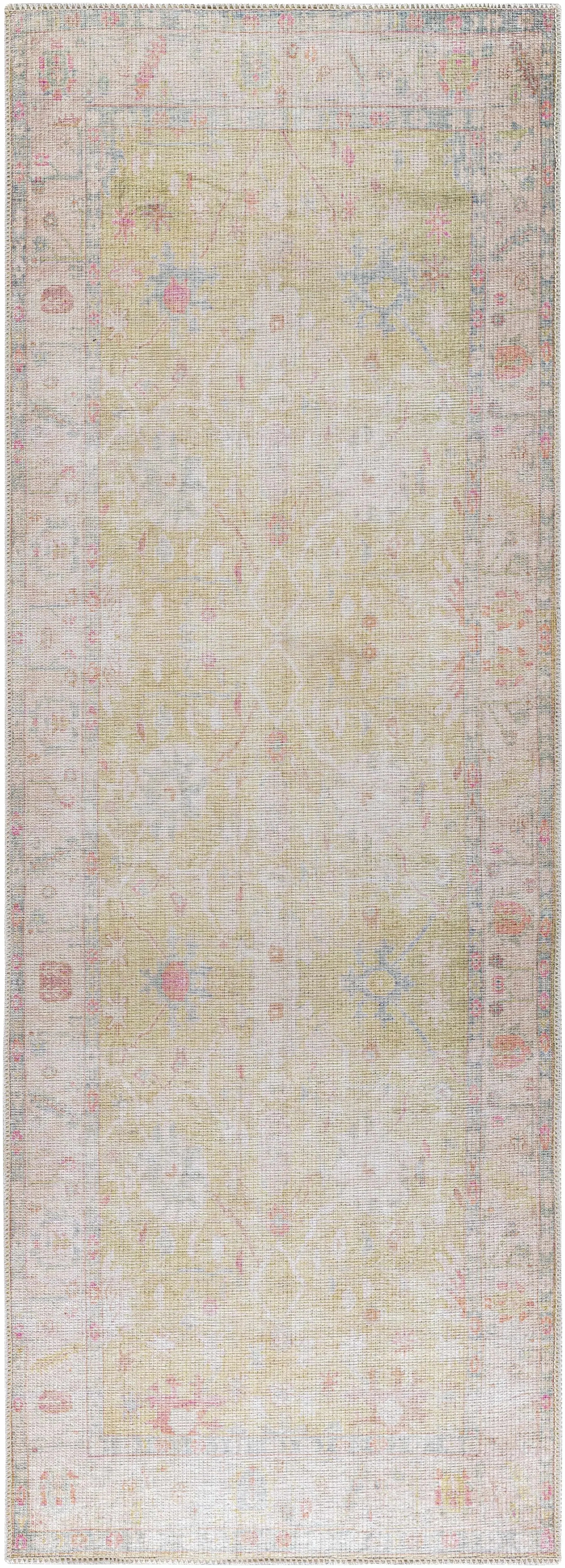 Bozkurt Distressed Washable Rug - The Mayfair Hall