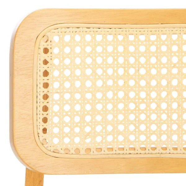 Luz Cane Rattan Counter Stool in Natural - The Mayfair Hall