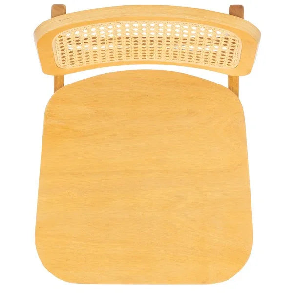 Luz Cane Rattan Counter Stool in Natural - The Mayfair Hall