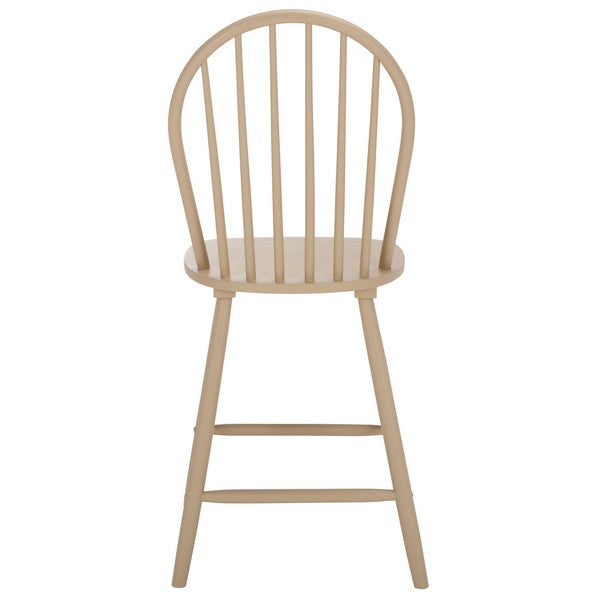 Omaha Wood Counter Stool in Khaki