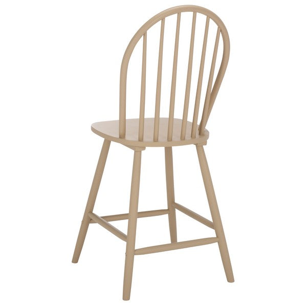 Omaha Wood Counter Stool in Khaki