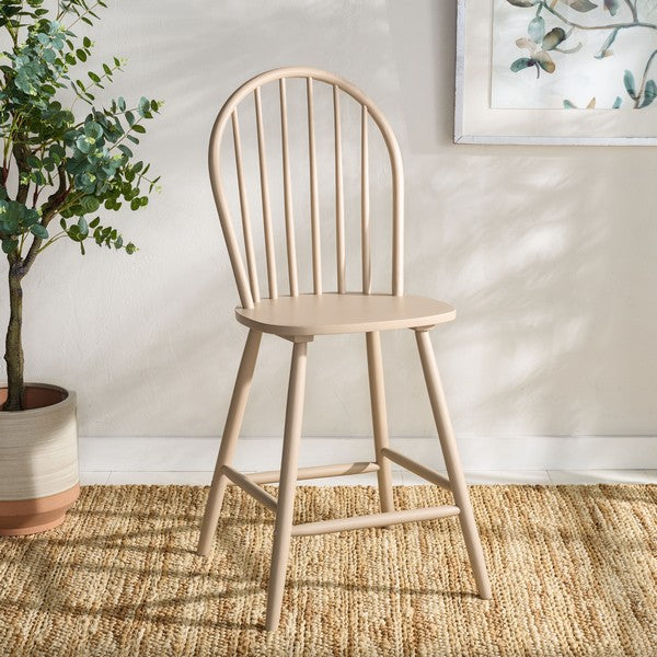Omaha Wood Counter Stool in Khaki