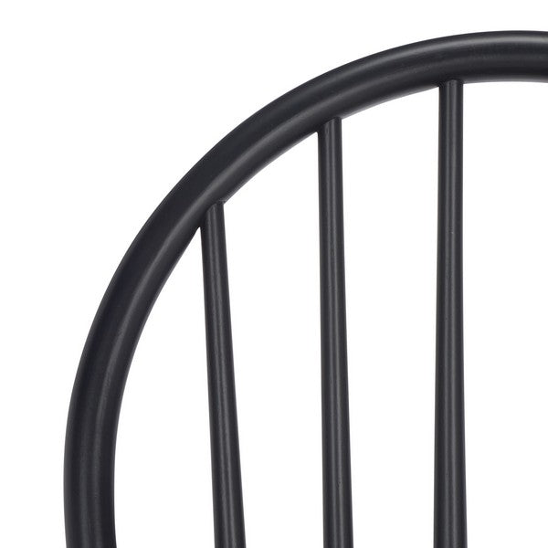 Omaha Wood Counter Stool in Black