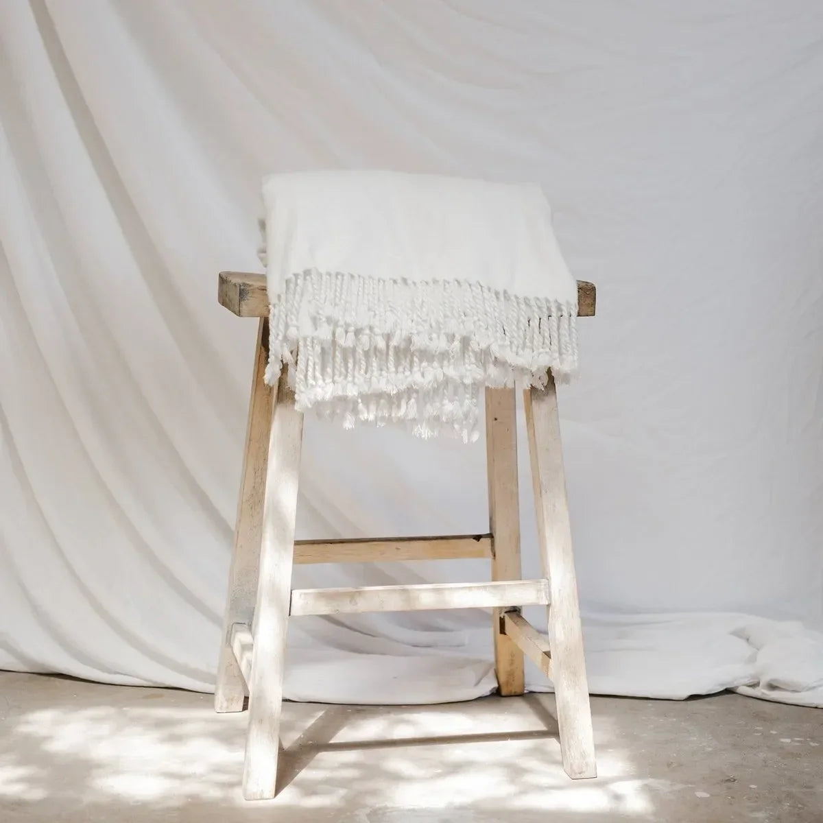 Bamboo Tassel Throw - The Mayfair Hall