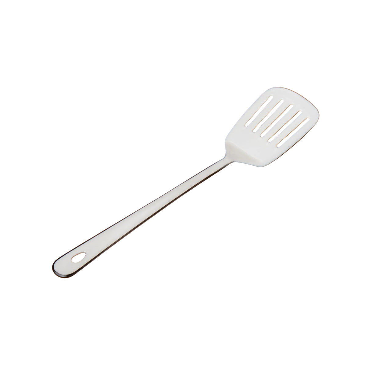 Harlow White Enamel Stainless Steel Spatula