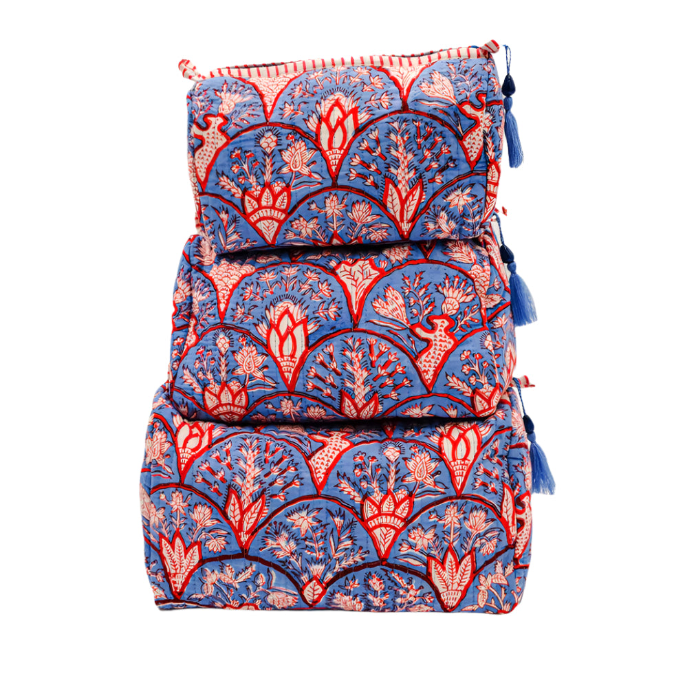 Blue Arch Toiletry Bag