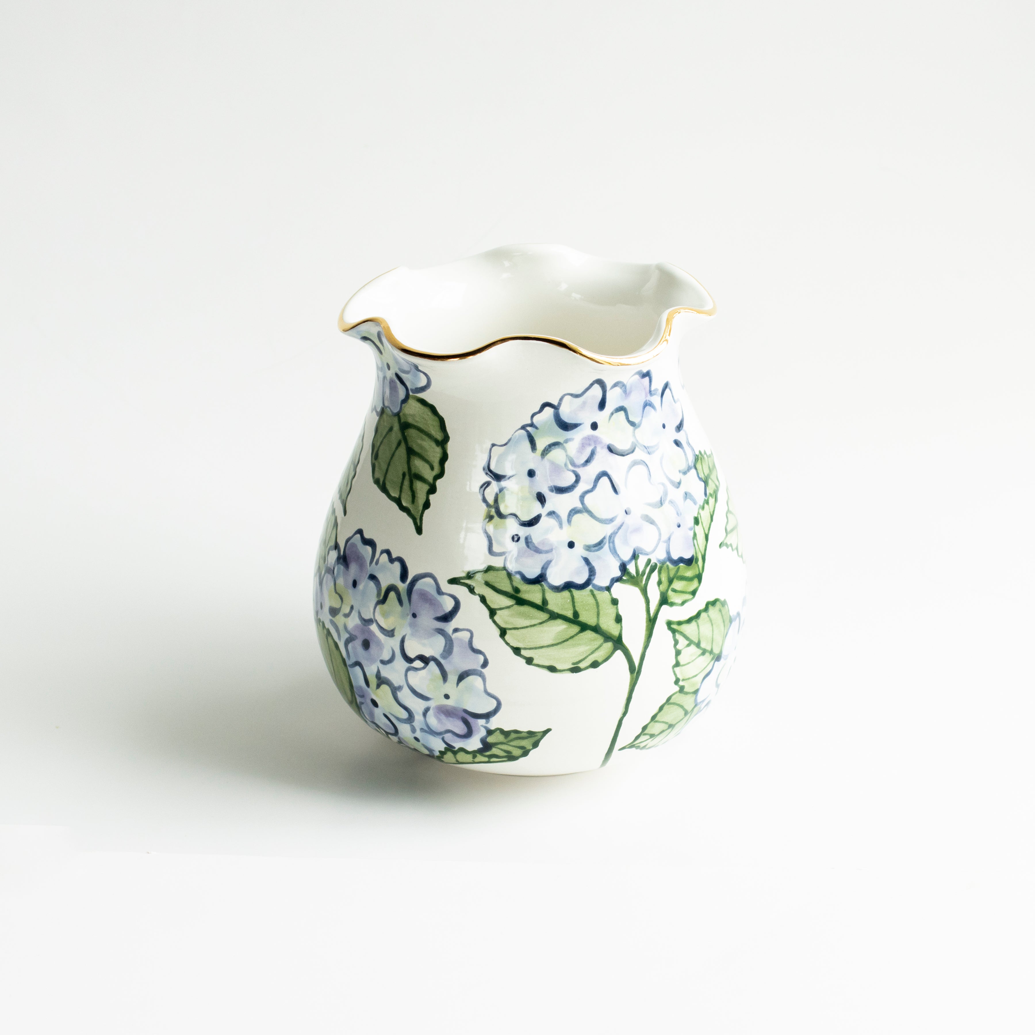 Blue Hydrangea Bouquet Vase