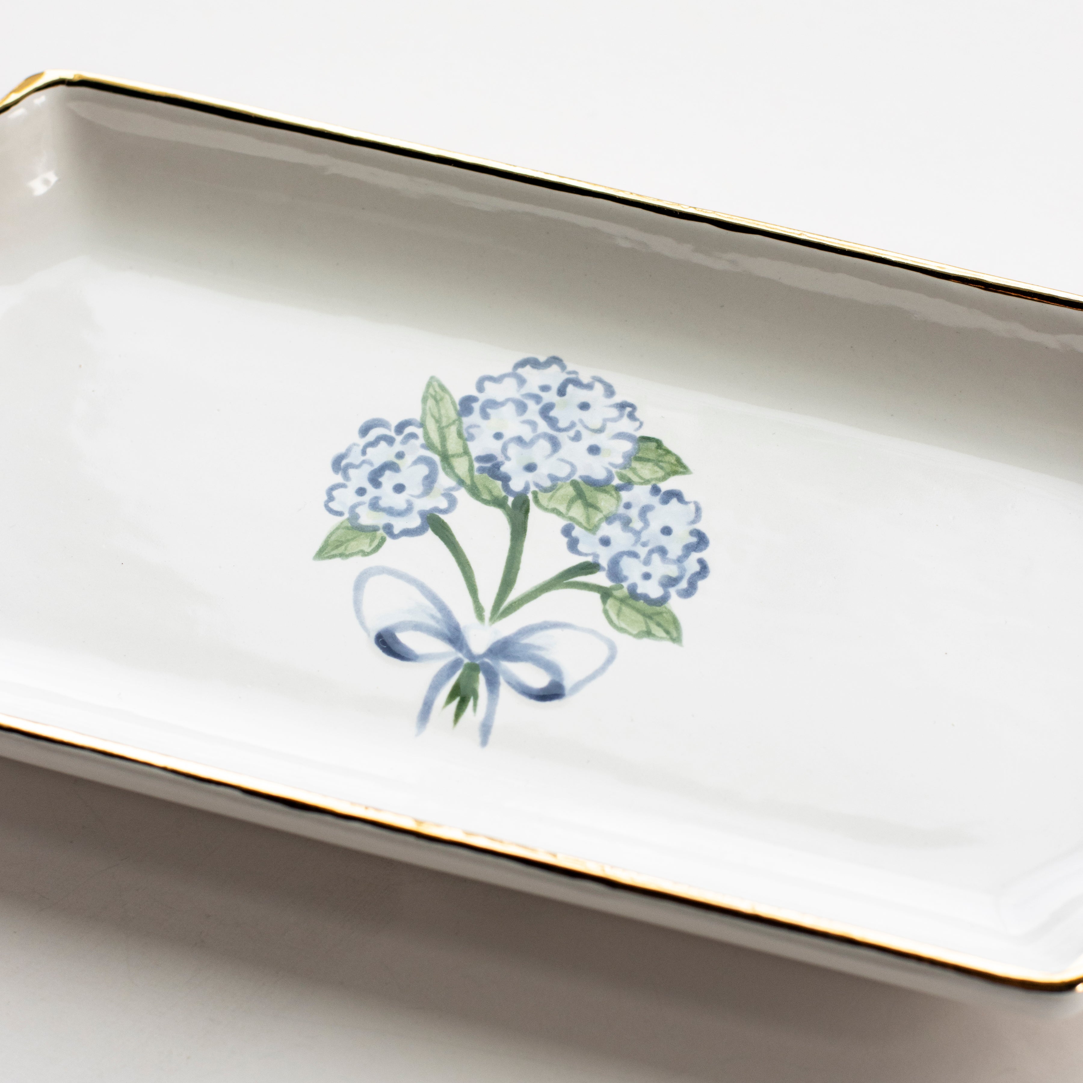 Blue Hydrangea Petite Valet Tray