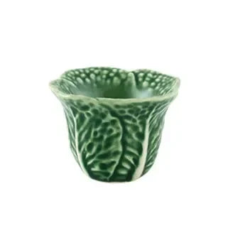 Cabbage Earthenware Egg Cup in Green (Set of 4) - The Mayfair Hall