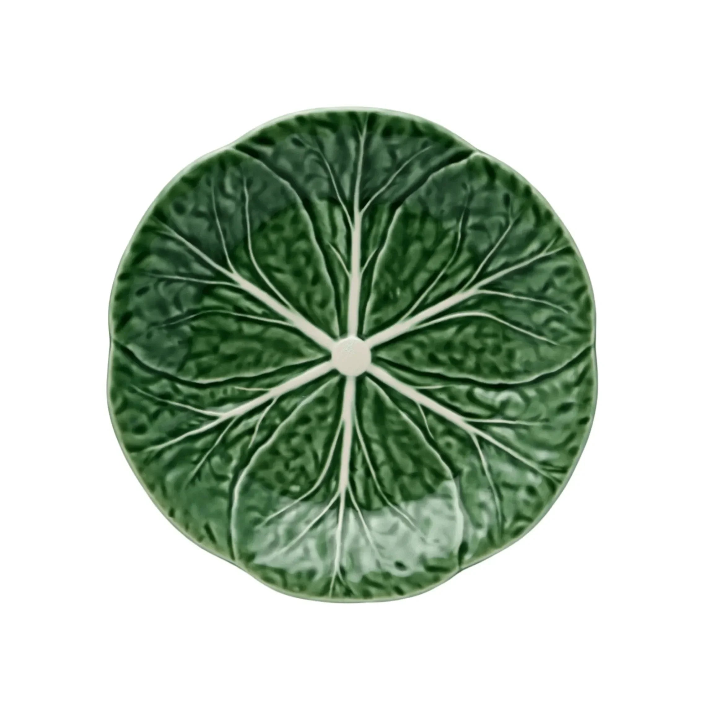 Cabbage Earthenware Fruit Plate in Green (Set of 4) - The Mayfair Hall