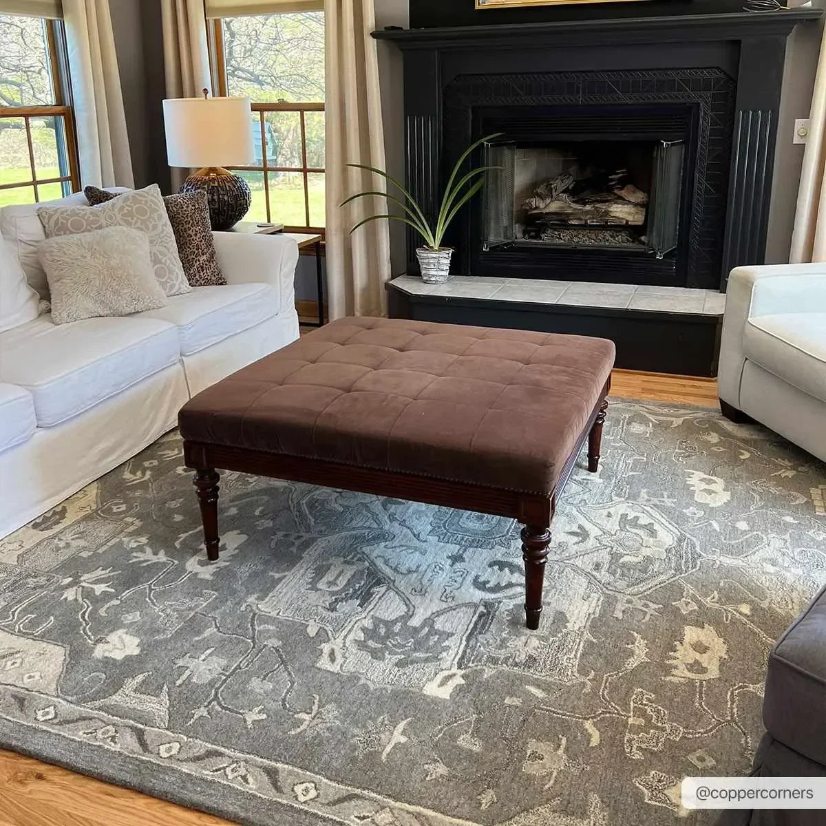 Broomfield 1196 Wool Rug in Taupe