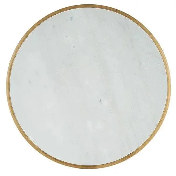 Brynna Marble Coffee Table in Bronze - The Mayfair Hall