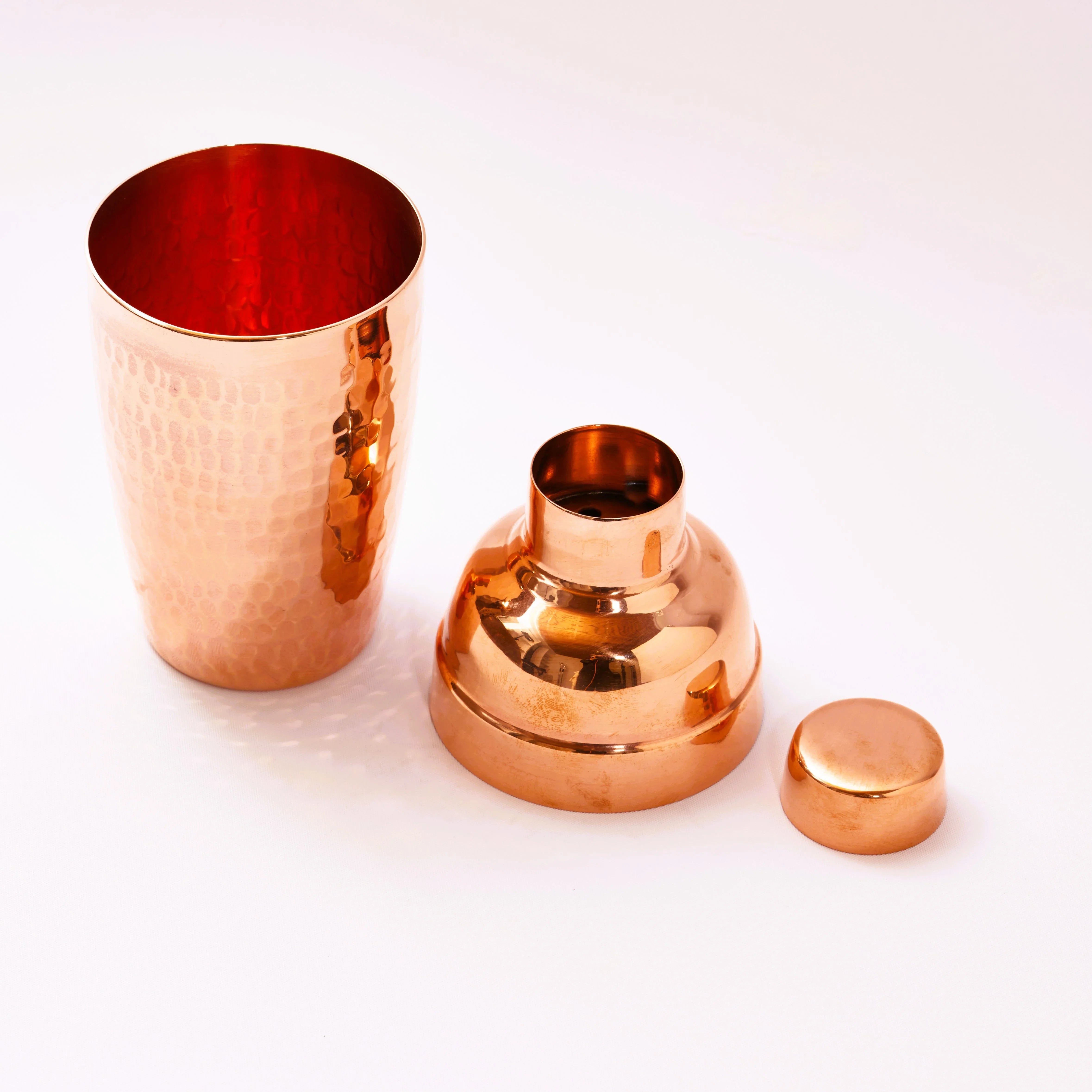 Petit Copper Cobbler Shaker, 10 ounce capacity - The Mayfair Hall