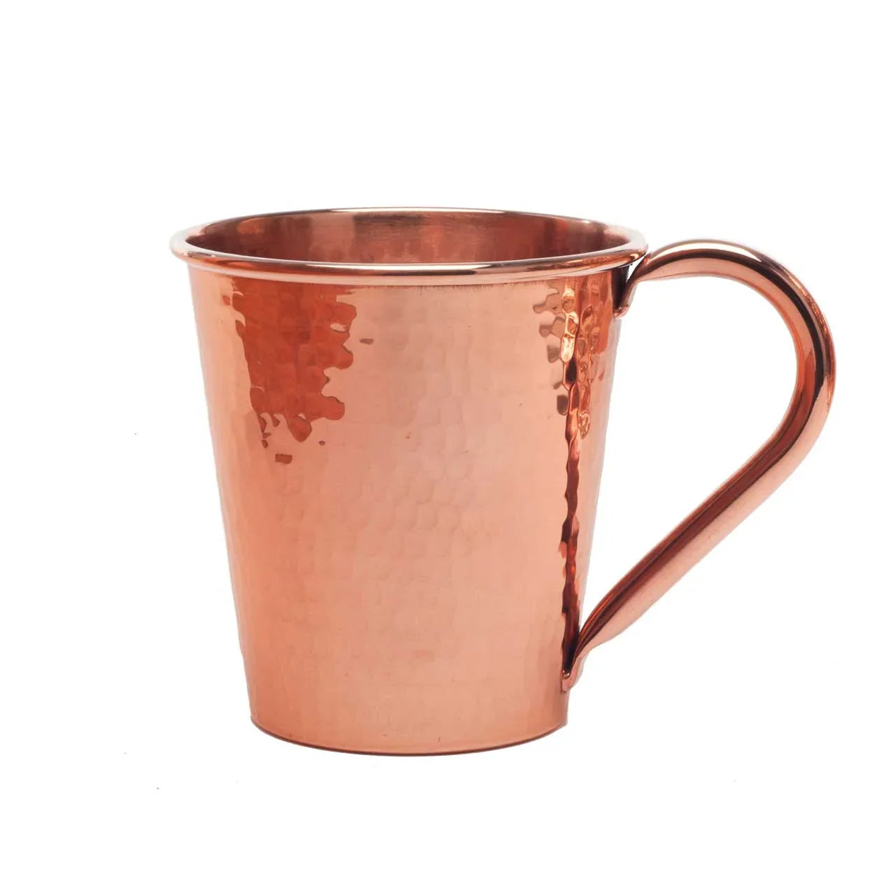 Solid Copper Mule Mug, Copper Handle, 12 oz - The Mayfair Hall