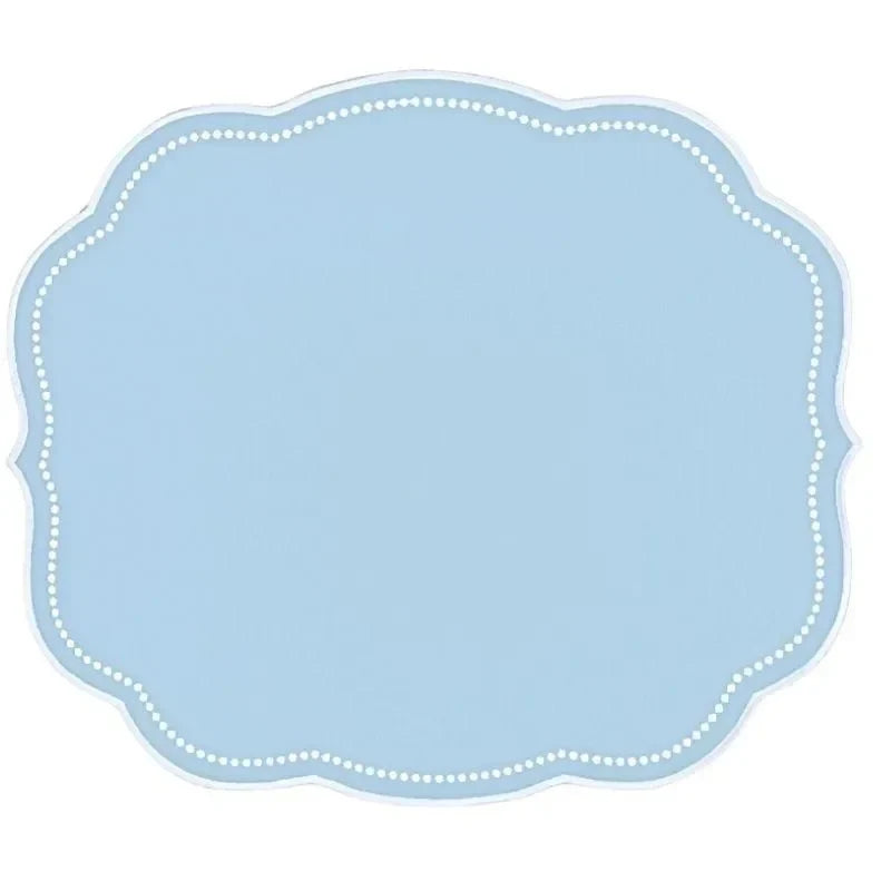 Charlotte Cotton Placemat in Blue (Set of 4) - The Mayfair Hall
