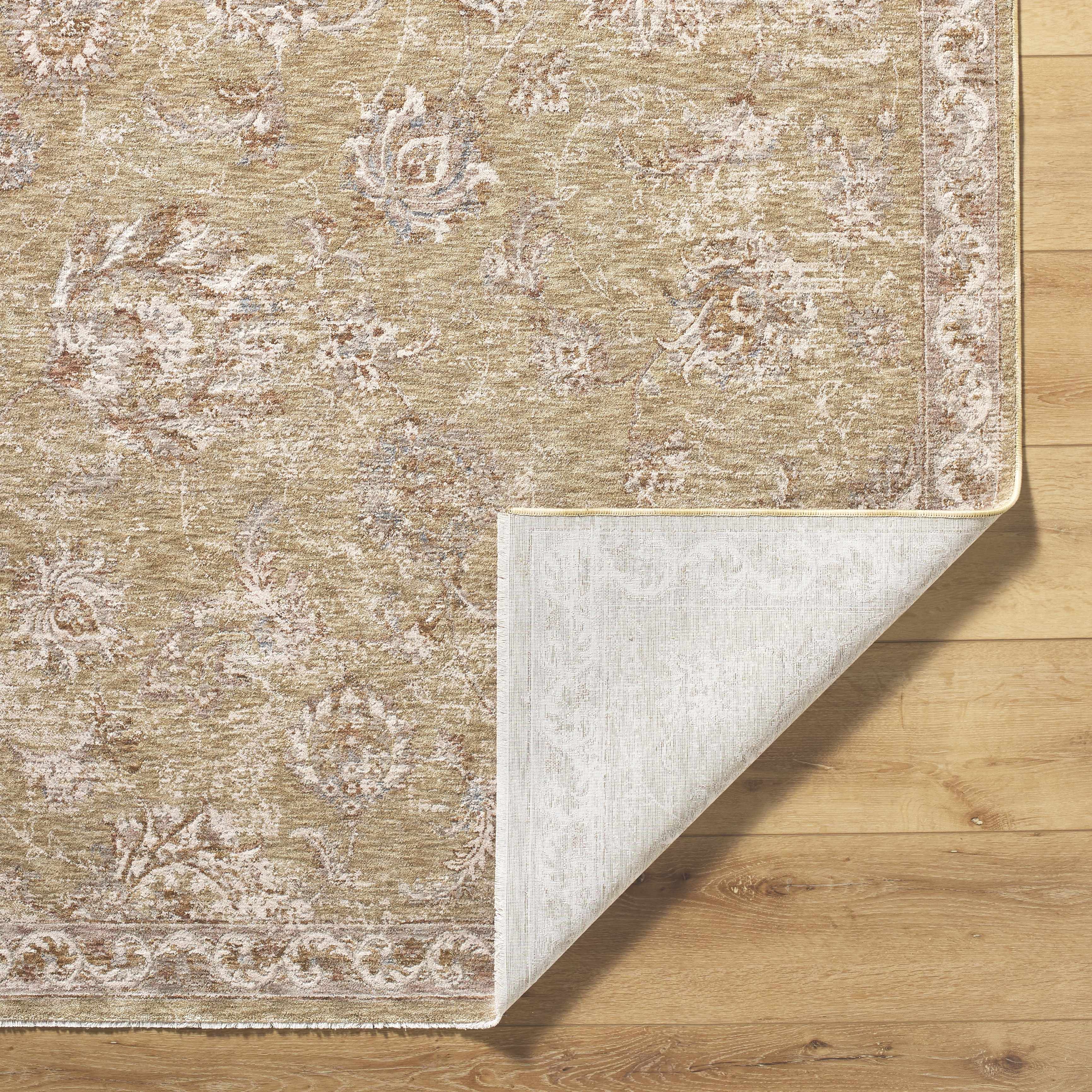 Chyron Olive Area Rug