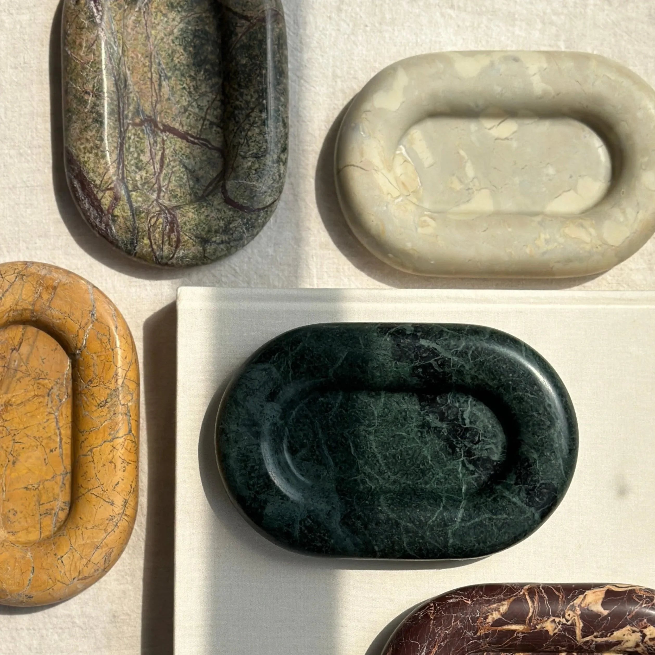 Marble Maddi Catch in Matcha - The Mayfair Hall