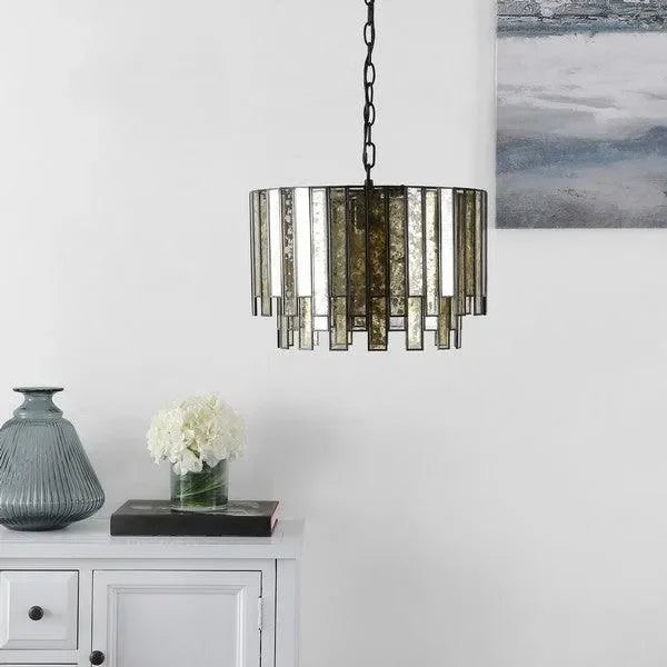 Gresher Glass Chandelier in Oil Rubbed Bronze - The Mayfair Hall