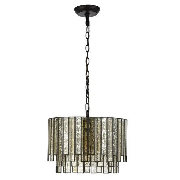 Gresher Glass Chandelier in Oil Rubbed Bronze - The Mayfair Hall