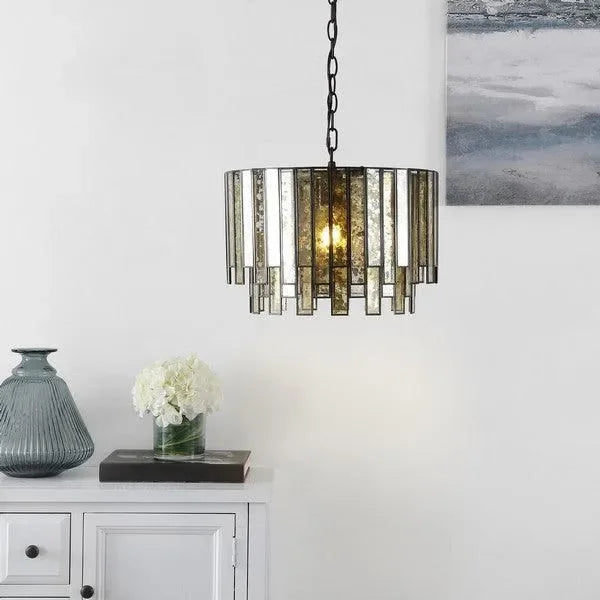 Gresher Glass Chandelier in Oil Rubbed Bronze - The Mayfair Hall