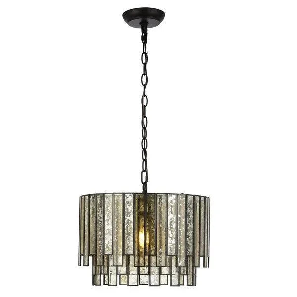 Gresher Glass Chandelier in Oil Rubbed Bronze - The Mayfair Hall