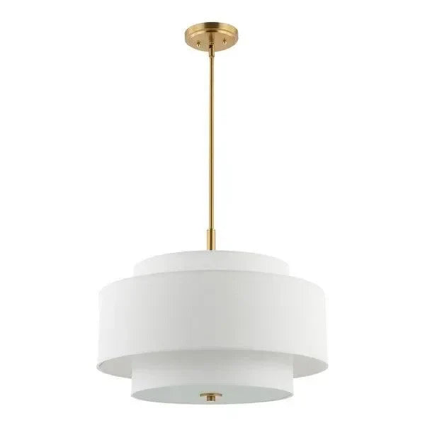 Cambrie Cotton Chandelier in White - The Mayfair Hall